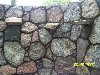 ogrodzenie z kamienia wjazd z kamienia murki chodnik z kamienia gri Zdjęcie