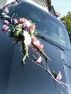 Dekoracja auta do ślubu Zdjęcie