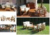 Zestaw mebli ogrodowych z drewna akacji Budapeszt z 2 fotelami, ław poszukuję Meble / Dom / Ogród