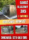 Garaż blaszany 3x5 II gatunek jednospadowy dostawa + montaż Zdjęcie